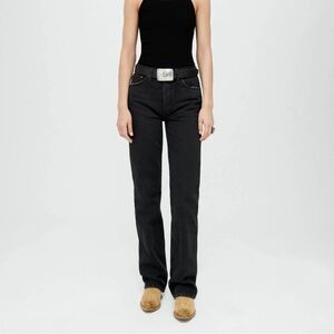 Re/done 90s High Rise Loose in Washed Black Size 23